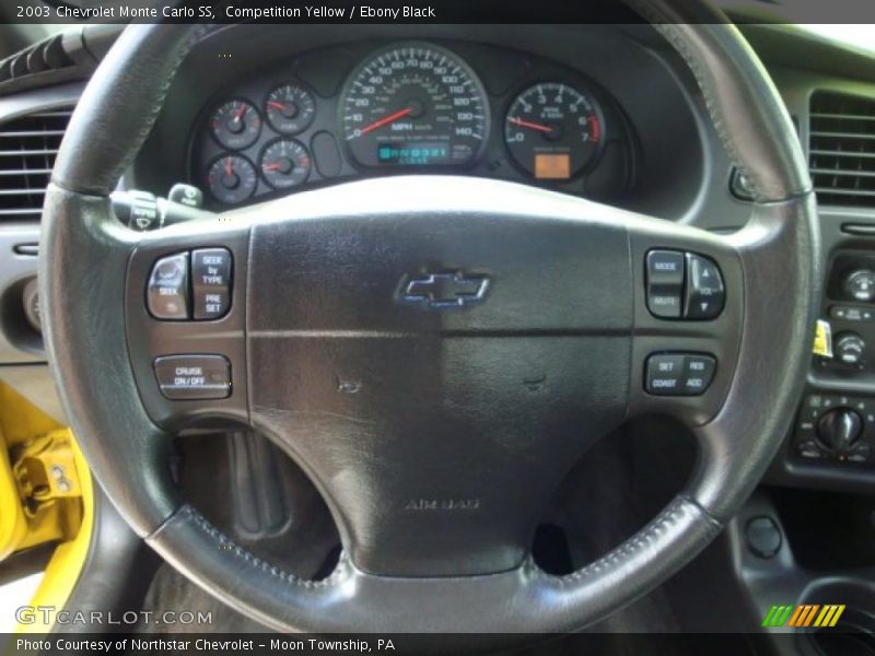 Competition Yellow / Ebony Black 2003 Chevrolet Monte Carlo SS