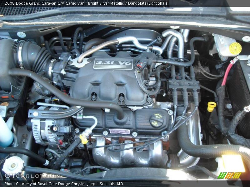 Bright Silver Metallic / Dark Slate/Light Shale 2008 Dodge Grand Caravan C/V Cargo Van