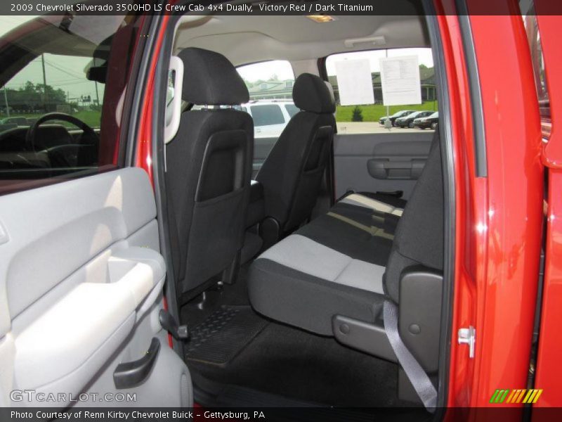 Victory Red / Dark Titanium 2009 Chevrolet Silverado 3500HD LS Crew Cab 4x4 Dually