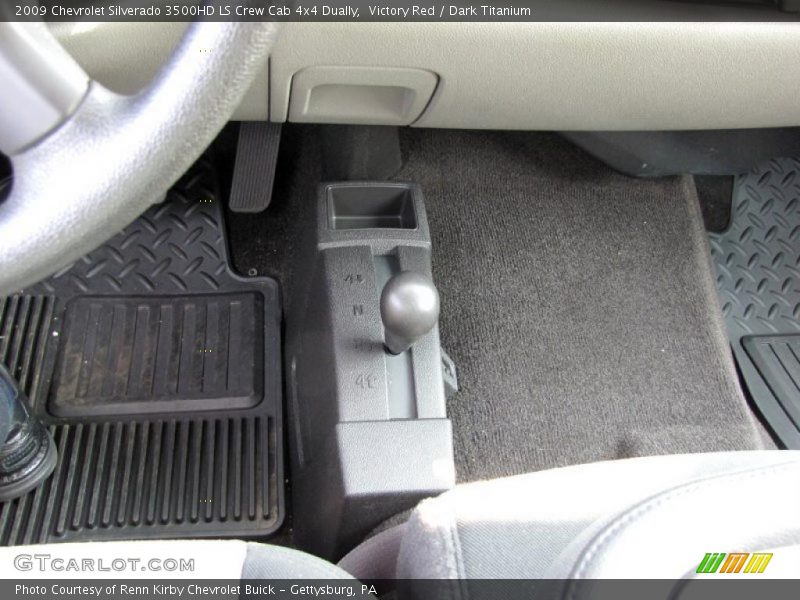 Victory Red / Dark Titanium 2009 Chevrolet Silverado 3500HD LS Crew Cab 4x4 Dually
