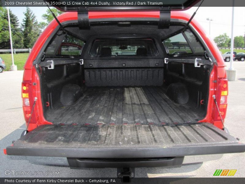 Victory Red / Dark Titanium 2009 Chevrolet Silverado 3500HD LS Crew Cab 4x4 Dually