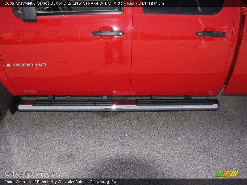 Victory Red / Dark Titanium 2009 Chevrolet Silverado 3500HD LS Crew Cab 4x4 Dually