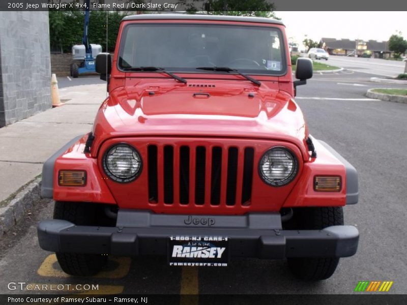 Flame Red / Dark Slate Gray 2005 Jeep Wrangler X 4x4