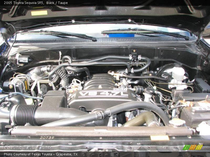 Black / Taupe 2005 Toyota Sequoia SR5