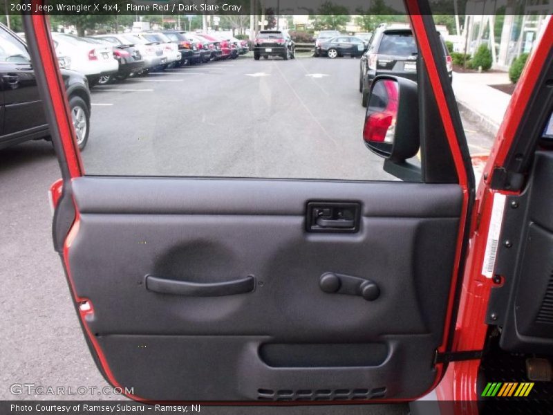 Flame Red / Dark Slate Gray 2005 Jeep Wrangler X 4x4