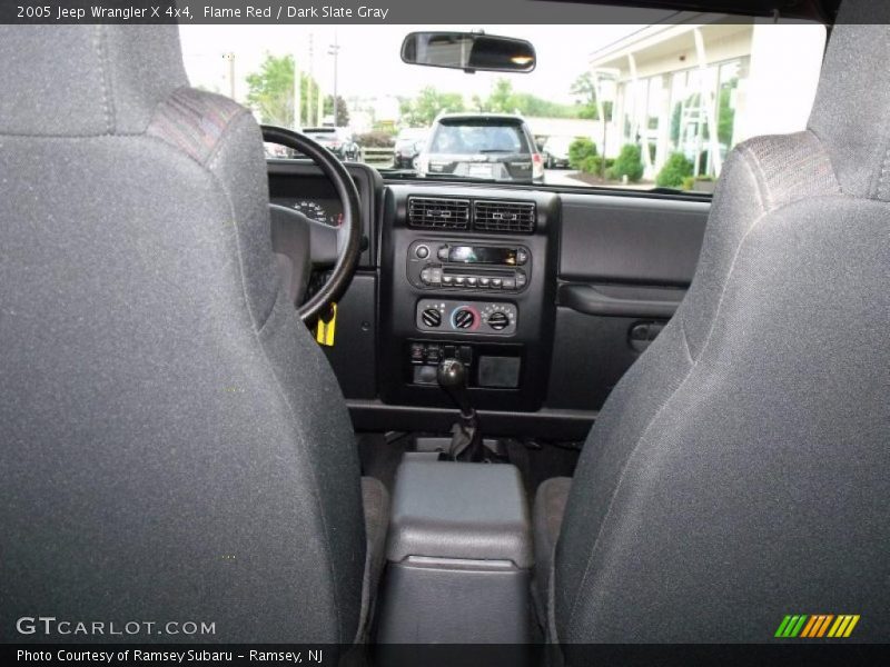 Flame Red / Dark Slate Gray 2005 Jeep Wrangler X 4x4