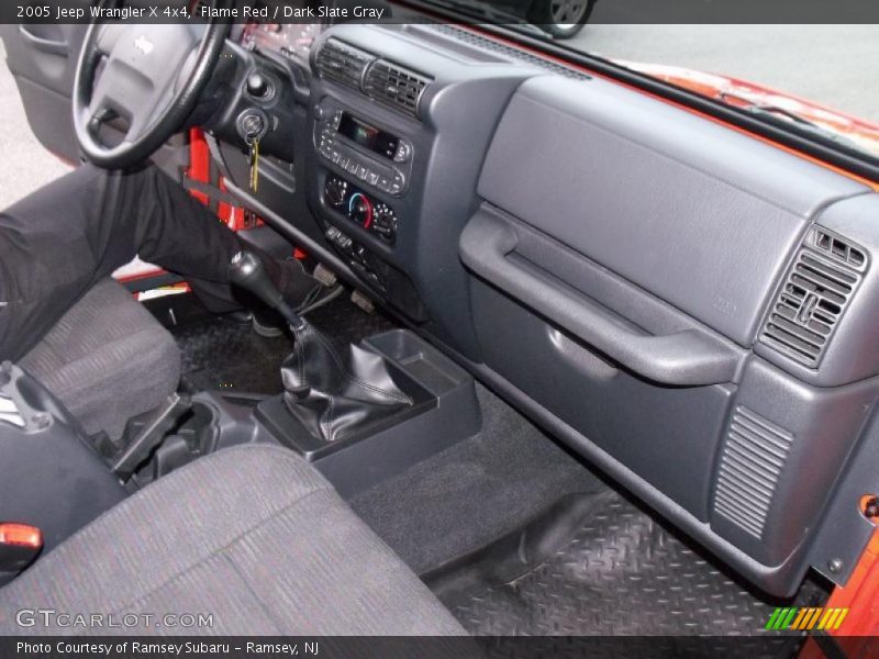 Flame Red / Dark Slate Gray 2005 Jeep Wrangler X 4x4
