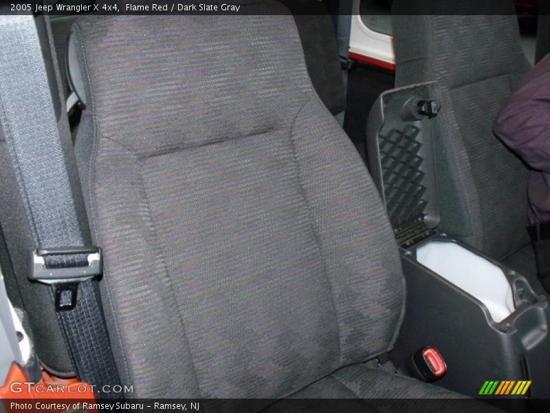 Flame Red / Dark Slate Gray 2005 Jeep Wrangler X 4x4