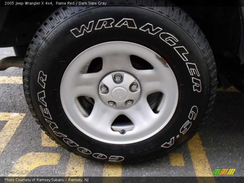 Flame Red / Dark Slate Gray 2005 Jeep Wrangler X 4x4