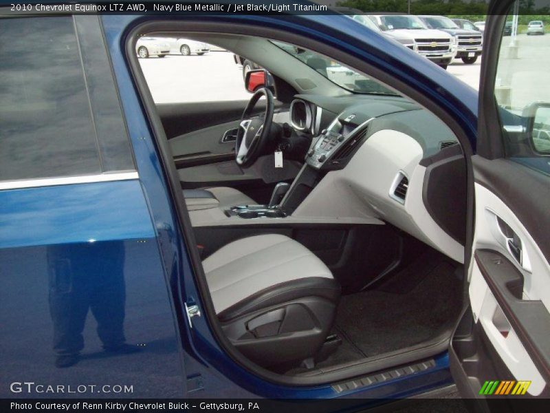 Navy Blue Metallic / Jet Black/Light Titanium 2010 Chevrolet Equinox LTZ AWD
