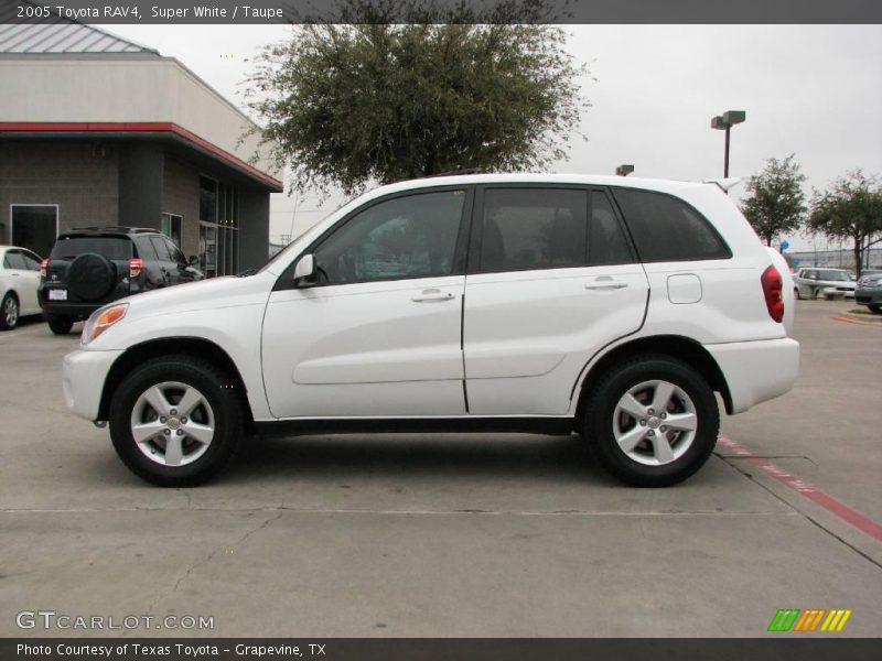 Super White / Taupe 2005 Toyota RAV4