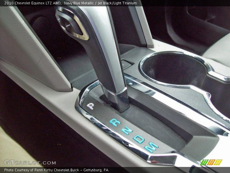 Navy Blue Metallic / Jet Black/Light Titanium 2010 Chevrolet Equinox LTZ AWD