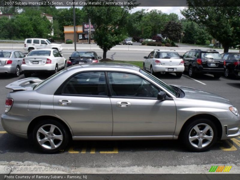 Crystal Gray Metallic / Anthracite Black 2007 Subaru Impreza 2.5i Sedan
