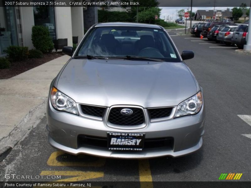 Crystal Gray Metallic / Anthracite Black 2007 Subaru Impreza 2.5i Sedan