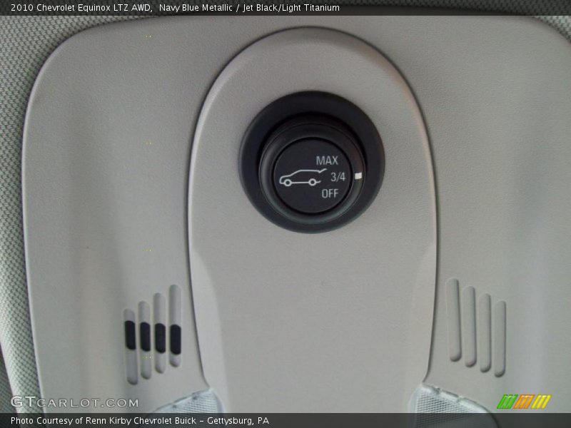 Navy Blue Metallic / Jet Black/Light Titanium 2010 Chevrolet Equinox LTZ AWD