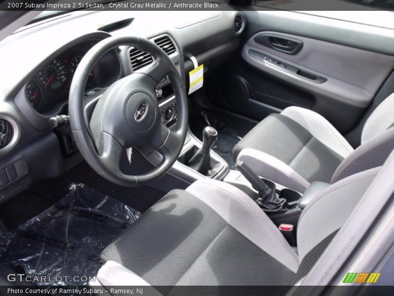 Crystal Gray Metallic / Anthracite Black 2007 Subaru Impreza 2.5i Sedan