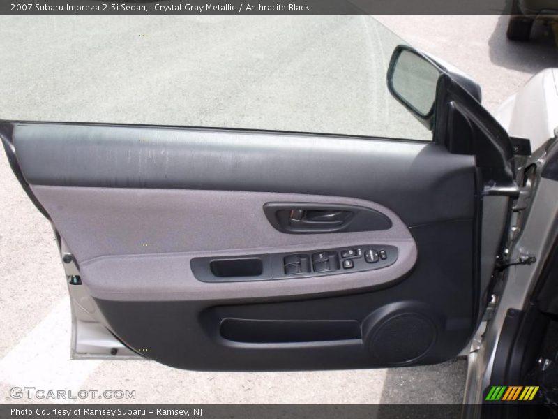 Crystal Gray Metallic / Anthracite Black 2007 Subaru Impreza 2.5i Sedan