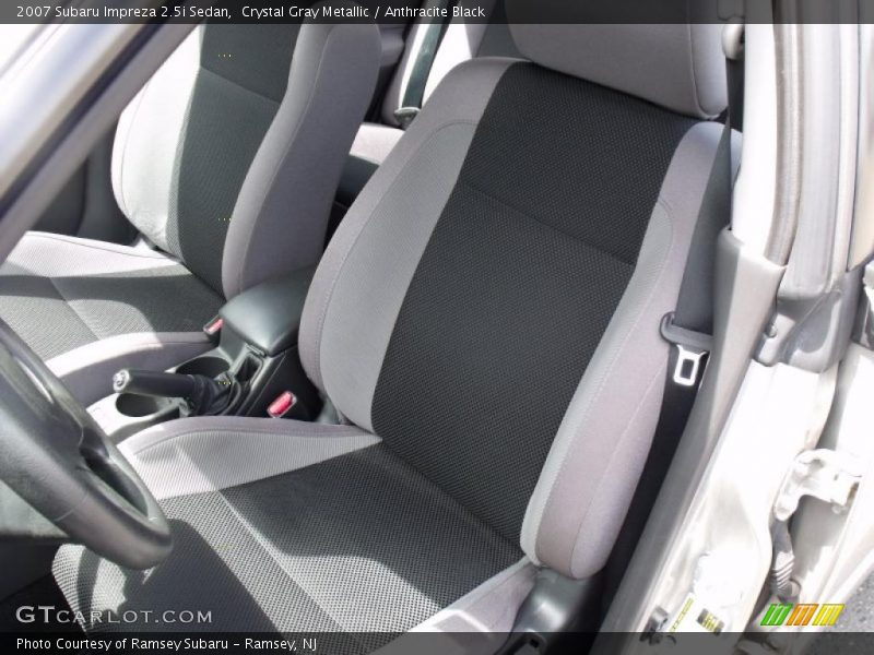 Crystal Gray Metallic / Anthracite Black 2007 Subaru Impreza 2.5i Sedan