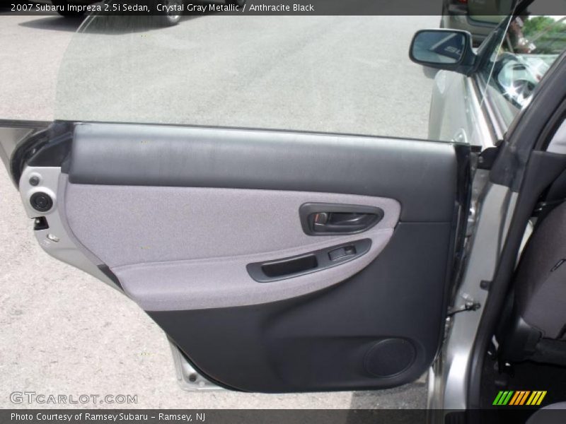 Crystal Gray Metallic / Anthracite Black 2007 Subaru Impreza 2.5i Sedan