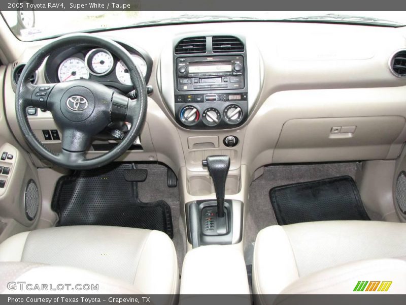 Super White / Taupe 2005 Toyota RAV4