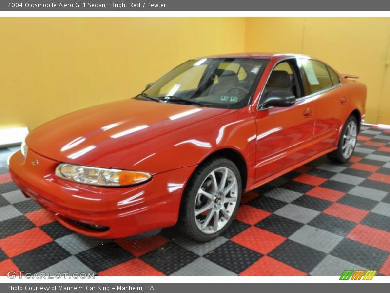 Bright Red / Pewter 2004 Oldsmobile Alero GL1 Sedan