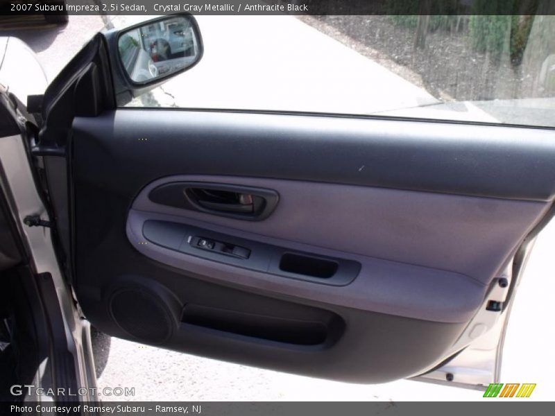 Crystal Gray Metallic / Anthracite Black 2007 Subaru Impreza 2.5i Sedan