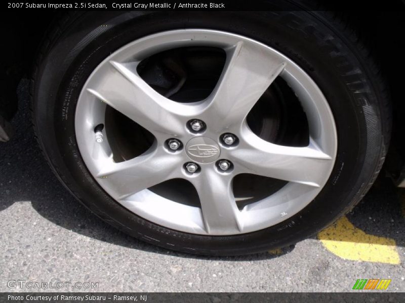 Crystal Gray Metallic / Anthracite Black 2007 Subaru Impreza 2.5i Sedan