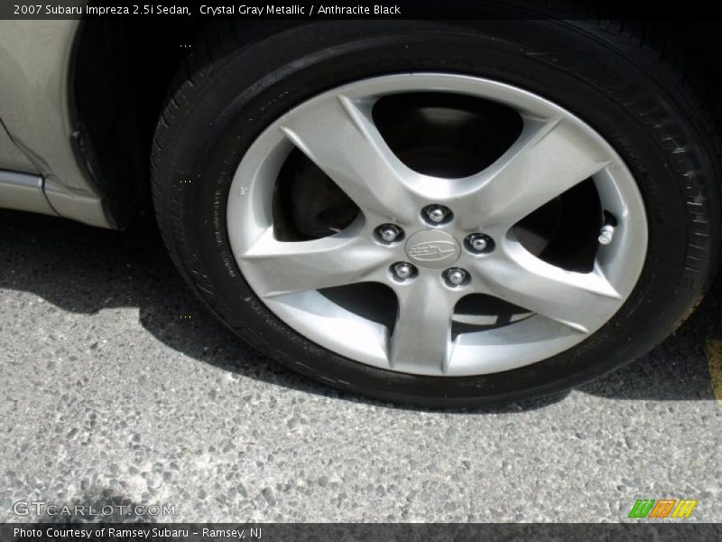 Crystal Gray Metallic / Anthracite Black 2007 Subaru Impreza 2.5i Sedan