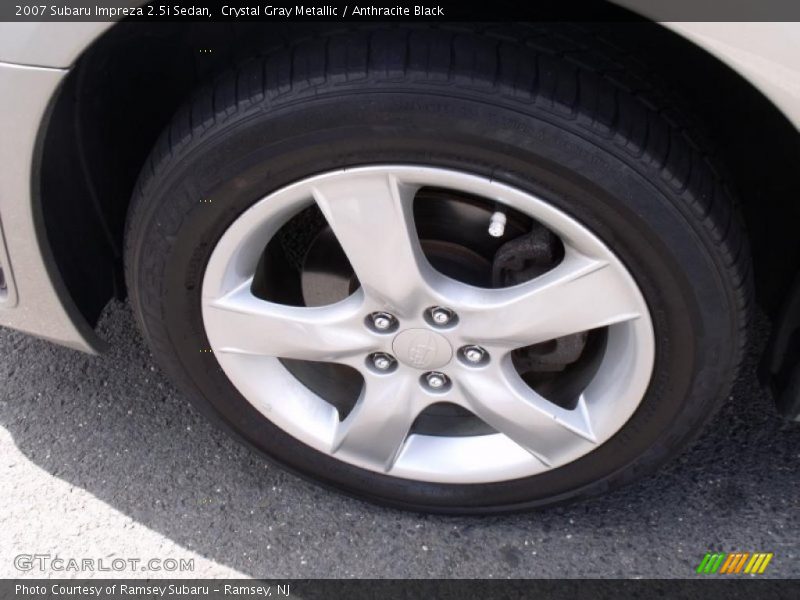 Crystal Gray Metallic / Anthracite Black 2007 Subaru Impreza 2.5i Sedan