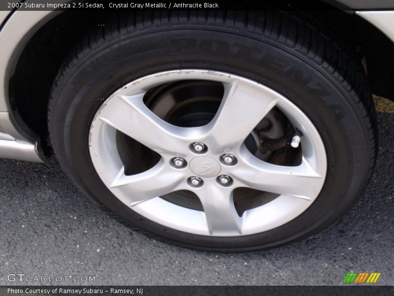 Crystal Gray Metallic / Anthracite Black 2007 Subaru Impreza 2.5i Sedan
