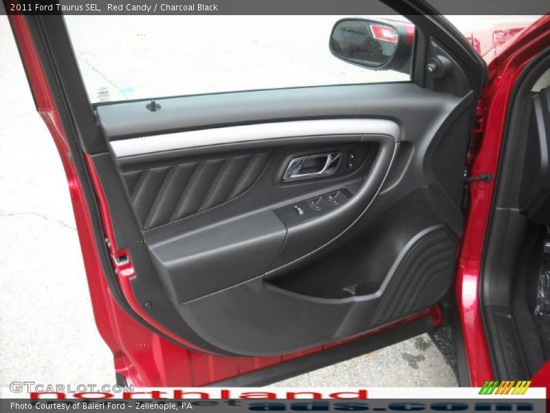 Red Candy / Charcoal Black 2011 Ford Taurus SEL