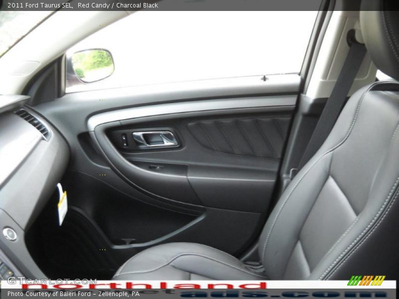 Red Candy / Charcoal Black 2011 Ford Taurus SEL