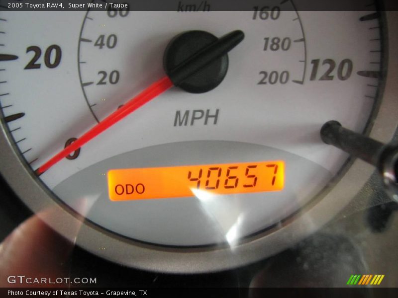 Super White / Taupe 2005 Toyota RAV4