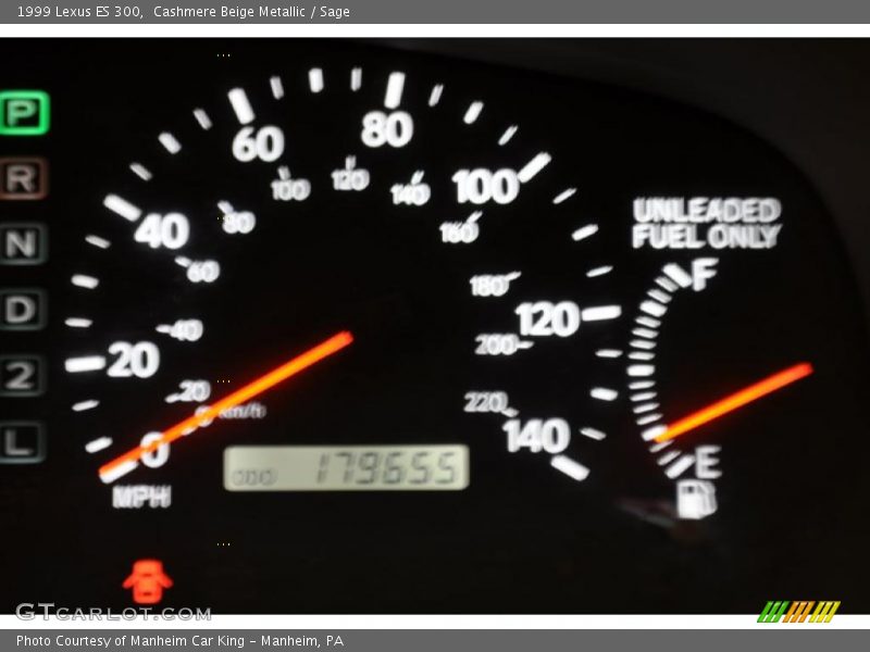 Cashmere Beige Metallic / Sage 1999 Lexus ES 300