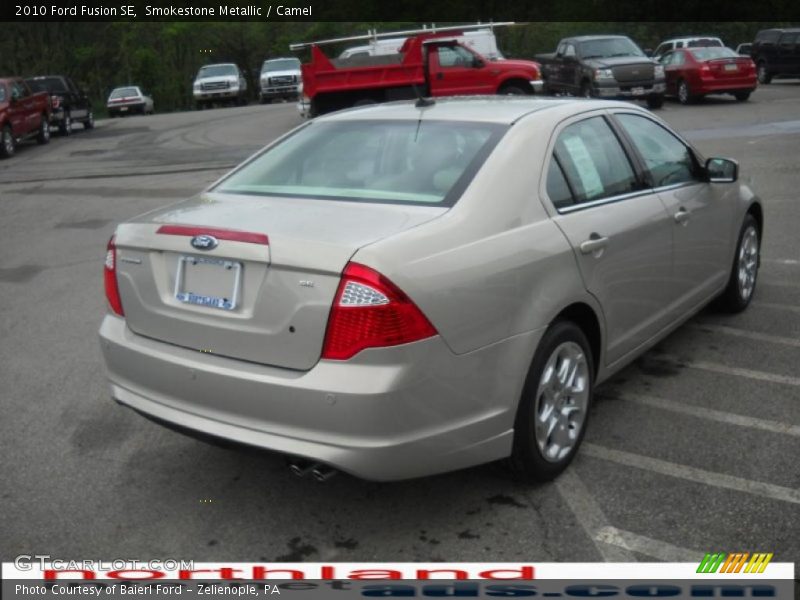 Smokestone Metallic / Camel 2010 Ford Fusion SE
