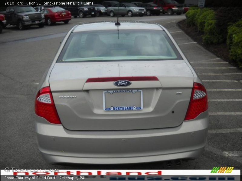 Smokestone Metallic / Camel 2010 Ford Fusion SE