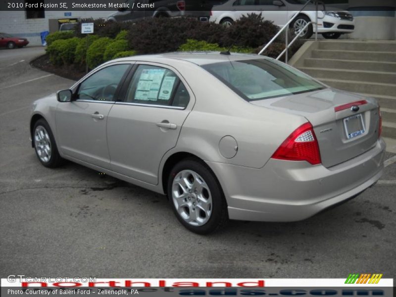 Smokestone Metallic / Camel 2010 Ford Fusion SE