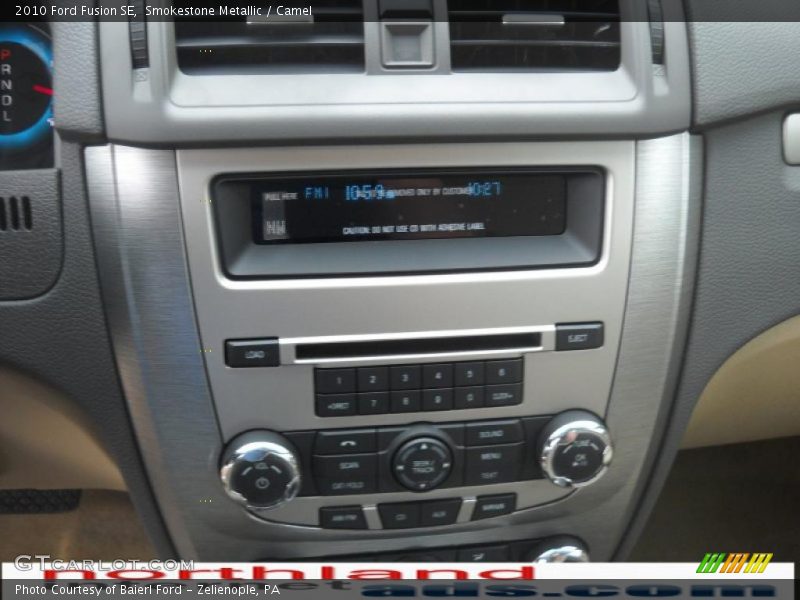 Smokestone Metallic / Camel 2010 Ford Fusion SE
