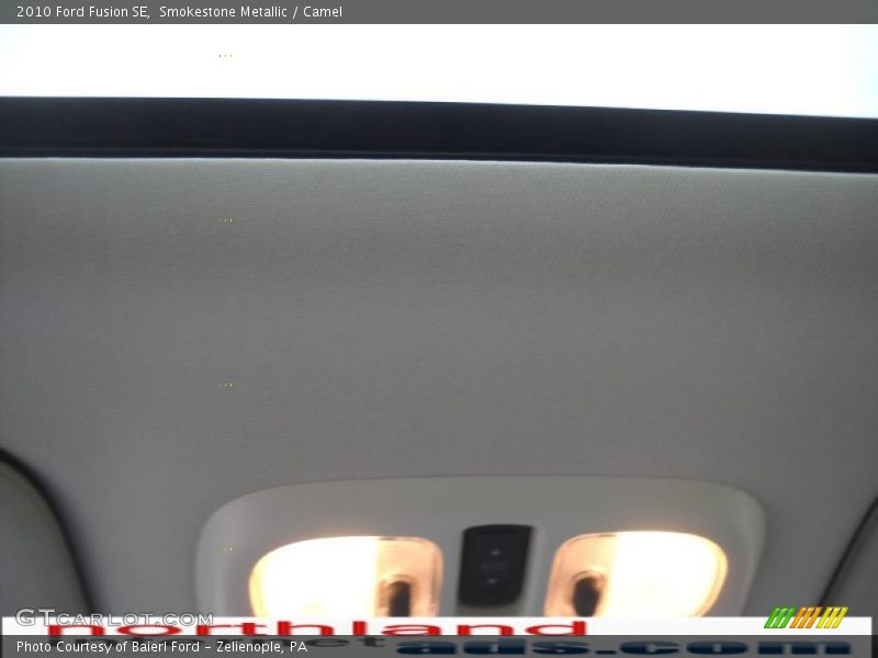 Smokestone Metallic / Camel 2010 Ford Fusion SE