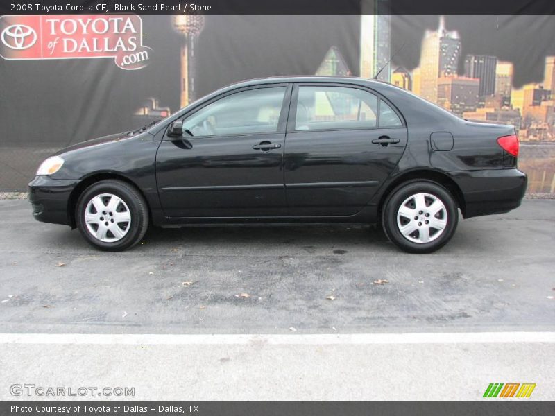 Black Sand Pearl / Stone 2008 Toyota Corolla CE