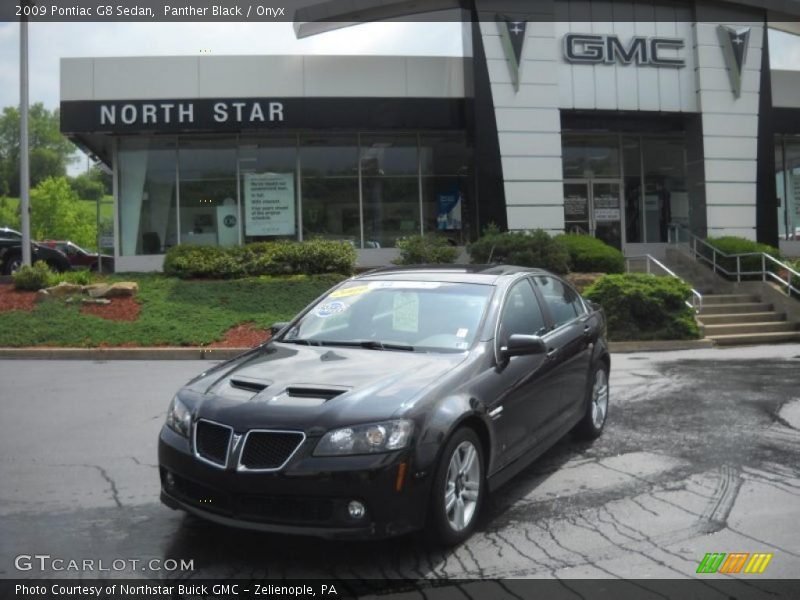 Panther Black / Onyx 2009 Pontiac G8 Sedan