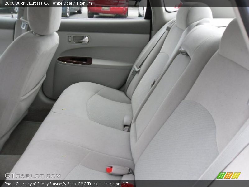 White Opal / Titanium 2008 Buick LaCrosse CX
