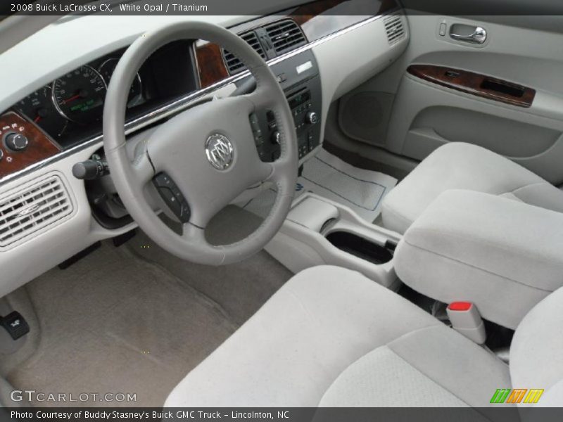 White Opal / Titanium 2008 Buick LaCrosse CX