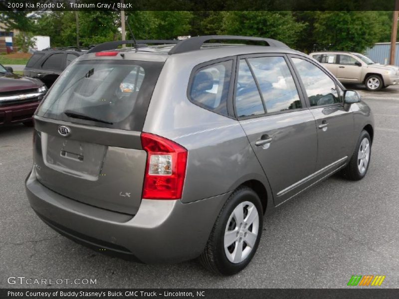 Titanium Gray / Black 2009 Kia Rondo LX