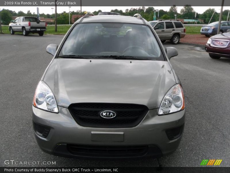 Titanium Gray / Black 2009 Kia Rondo LX