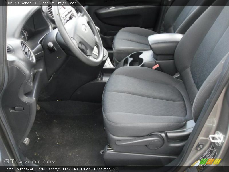 Titanium Gray / Black 2009 Kia Rondo LX