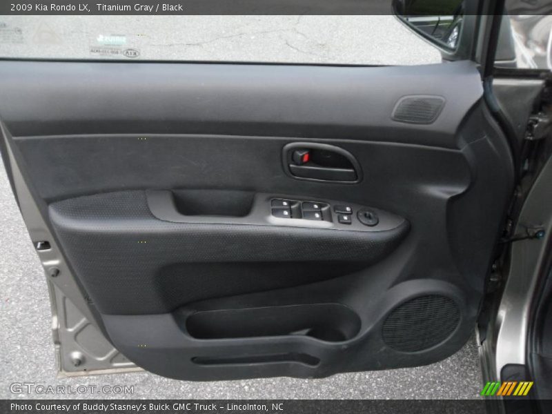Titanium Gray / Black 2009 Kia Rondo LX