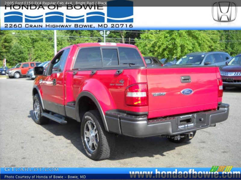 Bright Red / Black 2005 Ford F150 FX4 Regular Cab 4x4