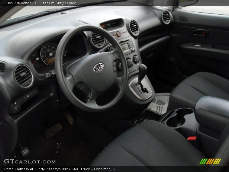 Titanium Gray / Black 2009 Kia Rondo LX
