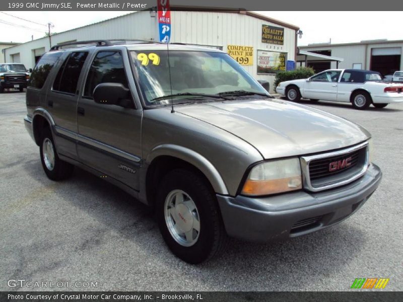 Pewter Metallic / Pewter 1999 GMC Jimmy SLE